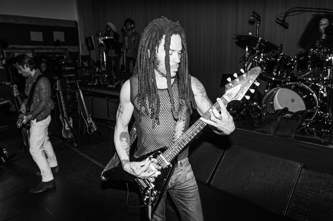 Lenny Kravitz llegó a Argentina y sorprendió en Villa Crespo antes de sus shows en el Arena