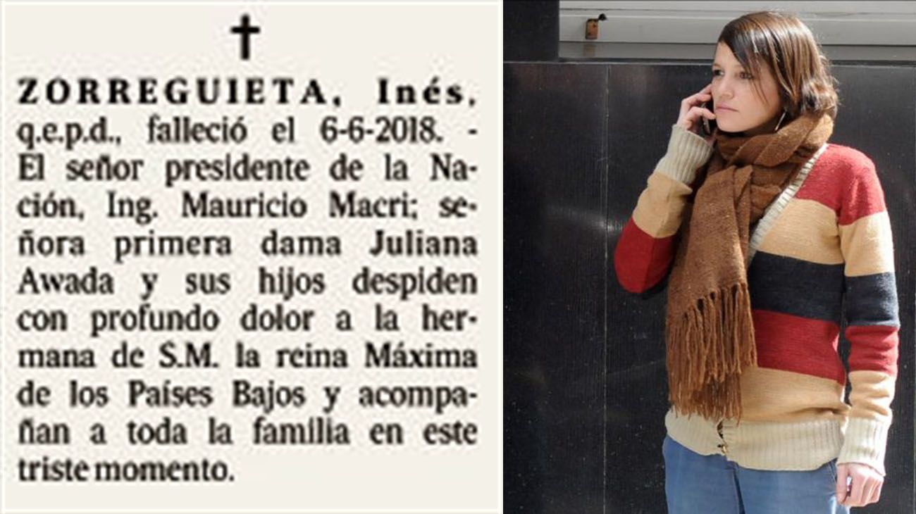 Macri, Stanley y Triaca despidieron a Inés Zorreguieta