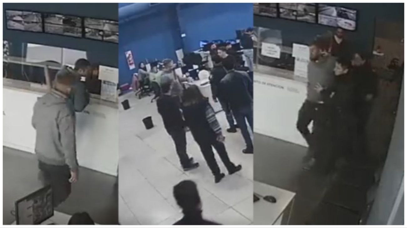Le robaron el celular y fue furioso con una maza al Centro de Monitoreo de Mar del Plata