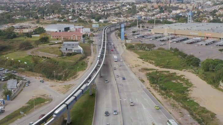 Proponen un sistema de monorriel elevado para la ciudad de Córdoba