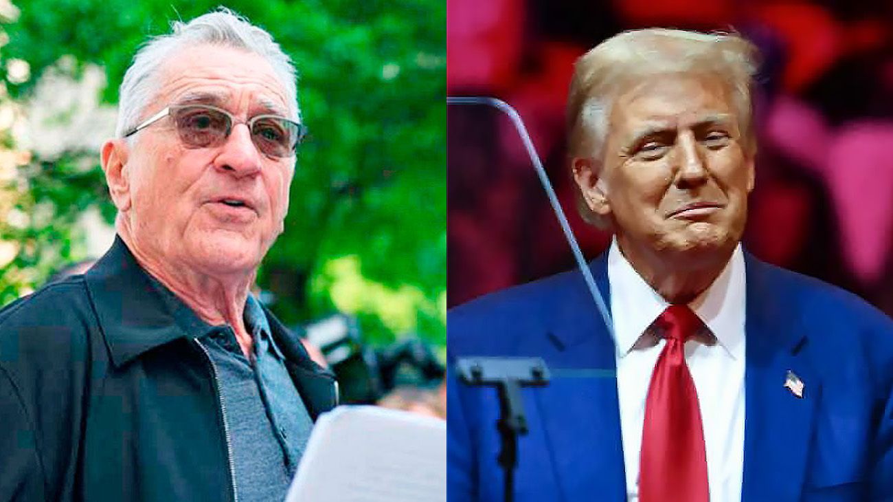 Robert De Niro quiere debatir con Donald Trump: "Me recuerda al personaje de gánster que interpreté"
