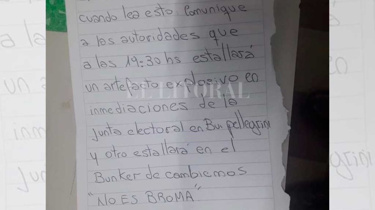 Santa Fe: desalojaron el búnker de Cambiemos por amenaza de bomba