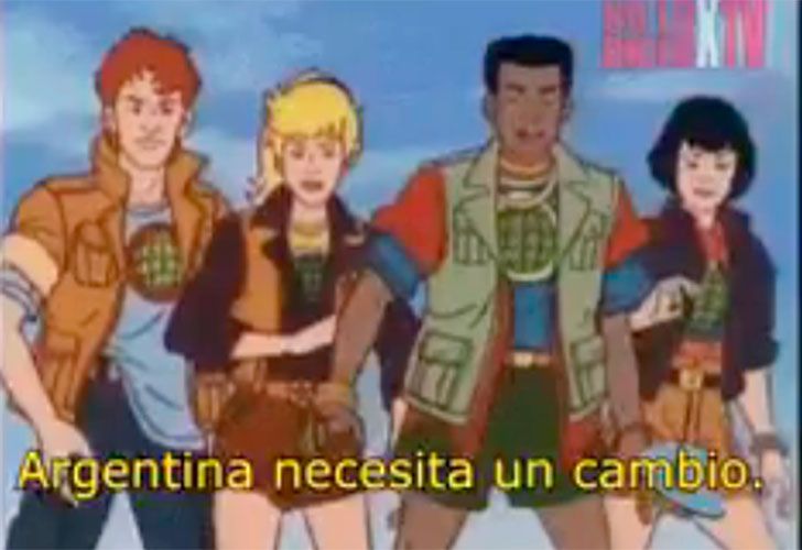 Para pegarle a Macri, Cristina creó un nuevo dibujo: "Capitán Pobreza"