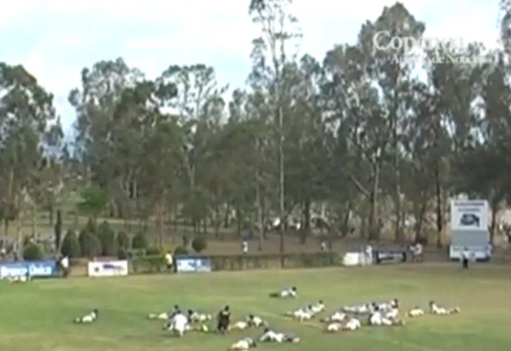 Salta: terror por tiros en una cancha