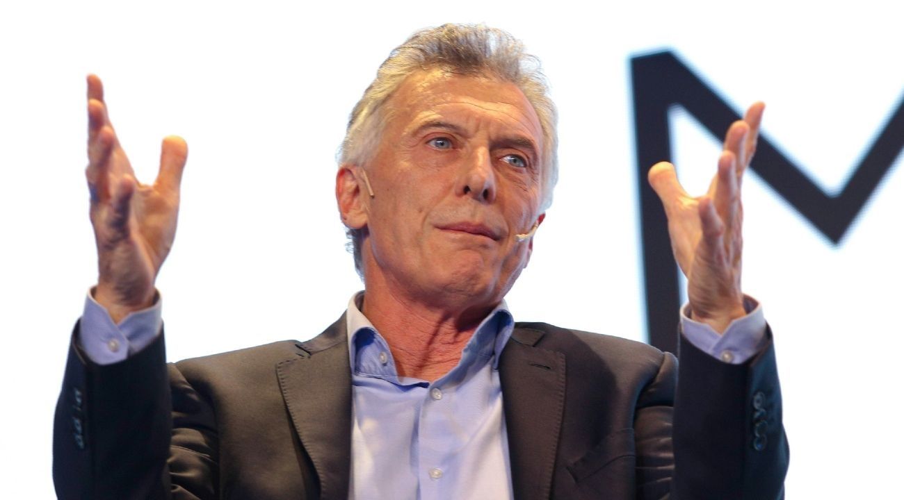 El retiro de Macri