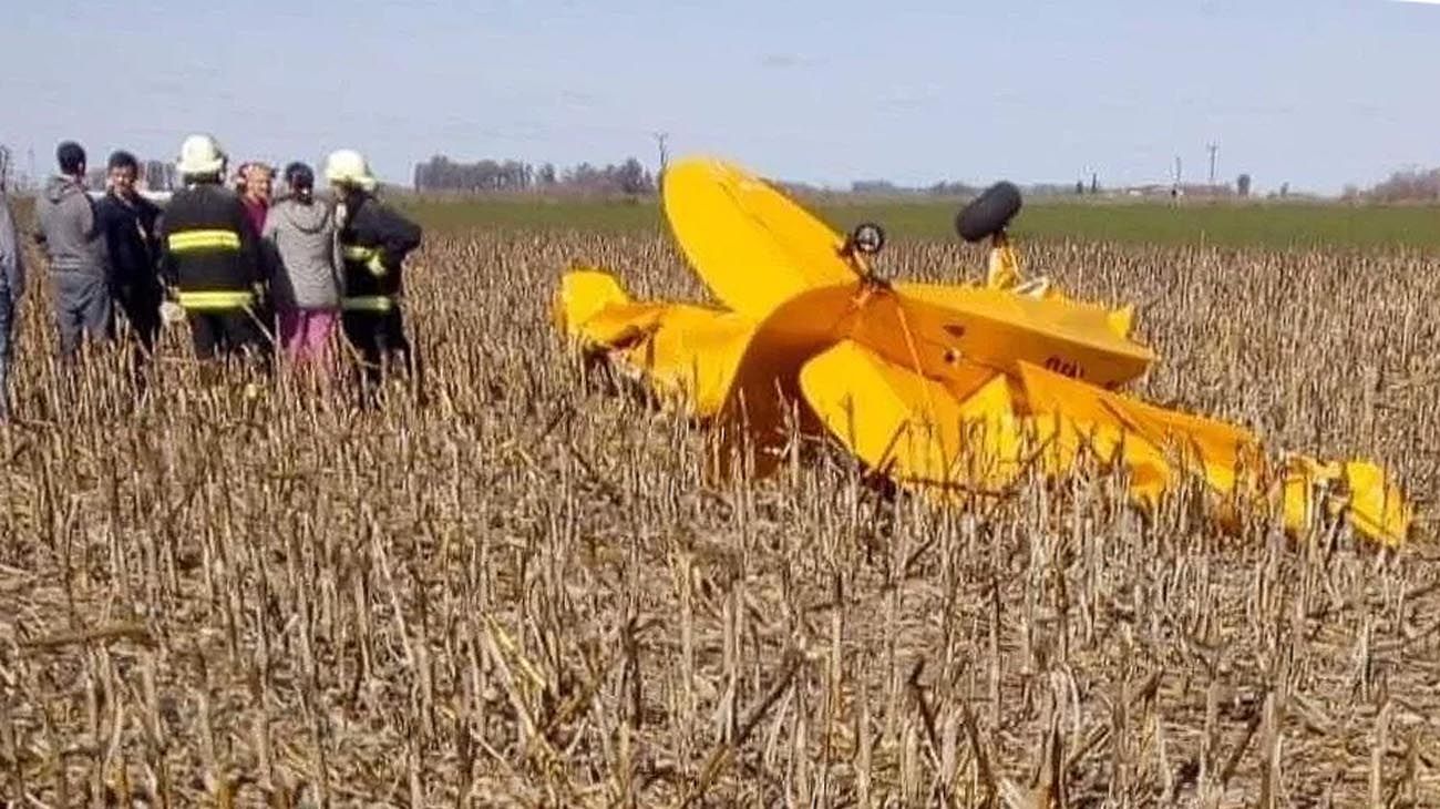 Murió un hombre de 32 años que se estrelló con su avioneta