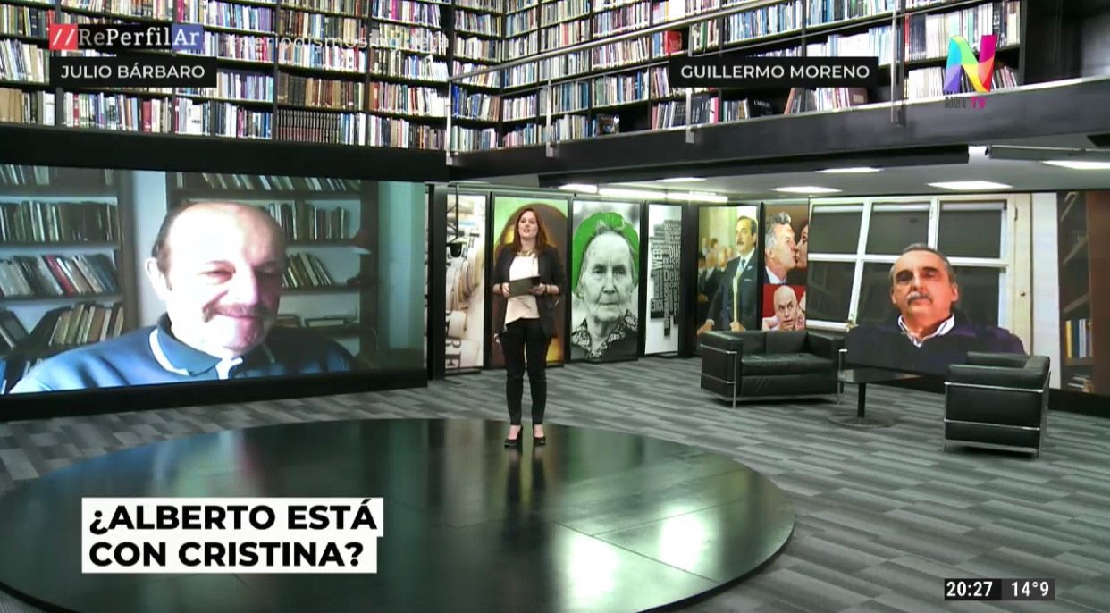 Debate entre Julio Bárbaro y Guillermo Moreno: ¿qué futuro tiene Alberto Fernández?