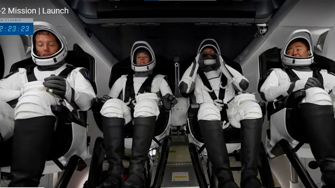 Así despego la misión tripulada de la NASA y SpaceX