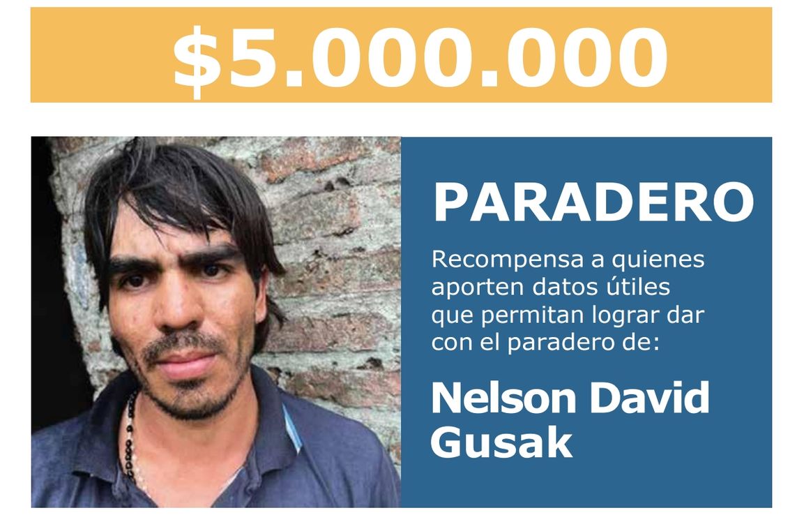Ofrecen una recompensa de $5 millones por datos sobre la desaparición de Nelson David Gusak en Chaco