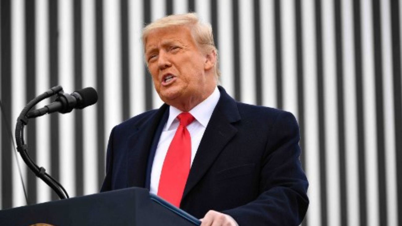 Trump defiende sus comentarios previos al caos en el Capitolio
