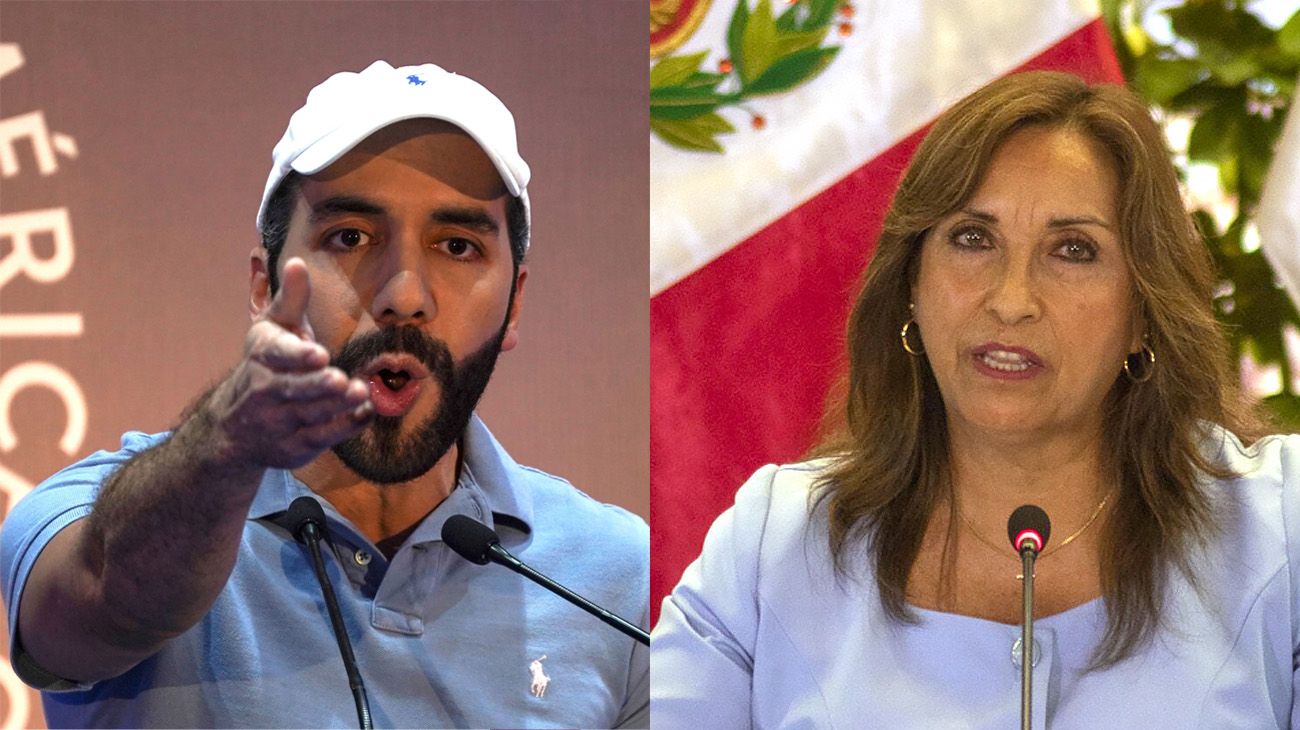 Dina Boluarte replicaría el “plan Bukele” en Perú ante su bajo nivel de aprobación social