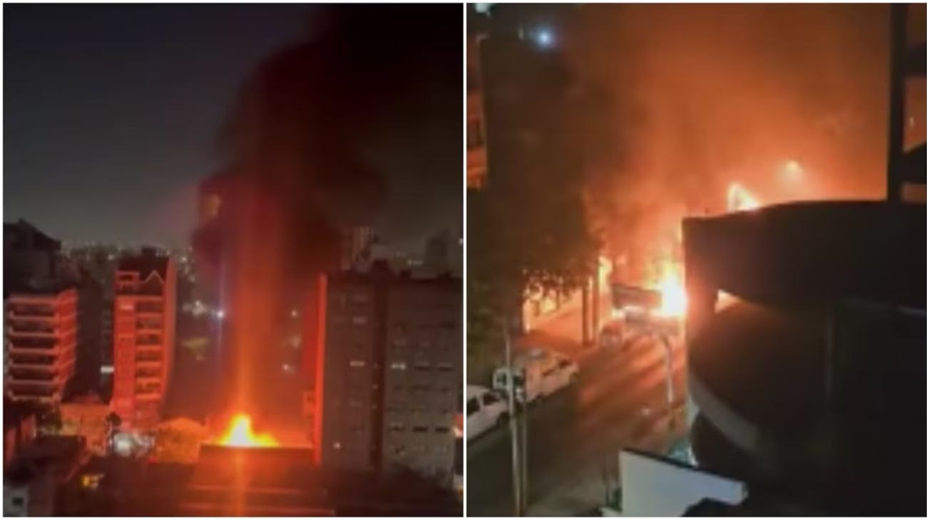 Un camión se prendió fuego en el centro de Lanús y la explosión provocó pánico entre los vecinos