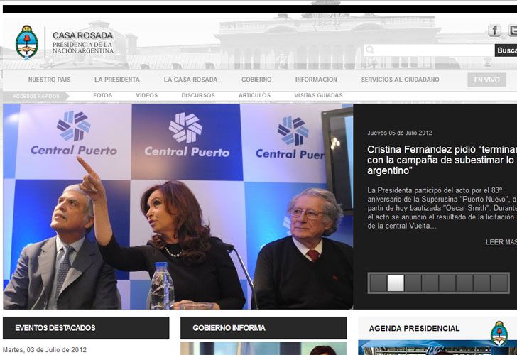 Presidencia desmiente el hackeo a su sitio
