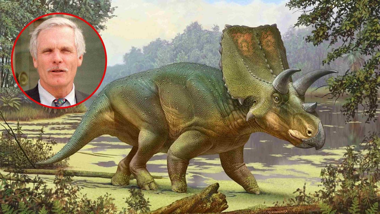 El dinosaurio cornudo que lleva el nombre de Ted Turner