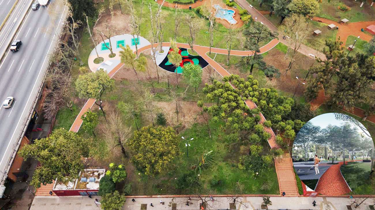 Reclaman por “obras reiteradas” y retiro de veredas en un sector del Parque Chacabuco