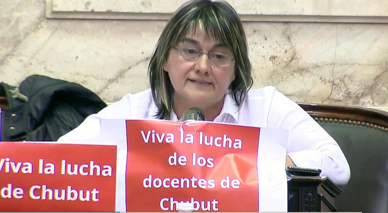 La diputada que no votó la emergencia pide "nacionalizar" la alimentación