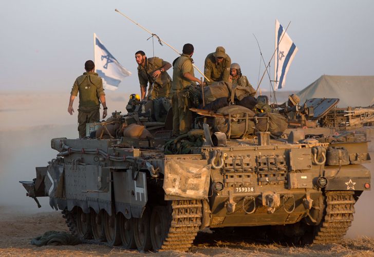Israel, cerca de invadir la Franja de Gaza