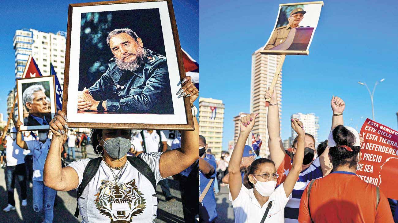 El régimen cubano movilizó sus cuadros para “recuperar” la calle
