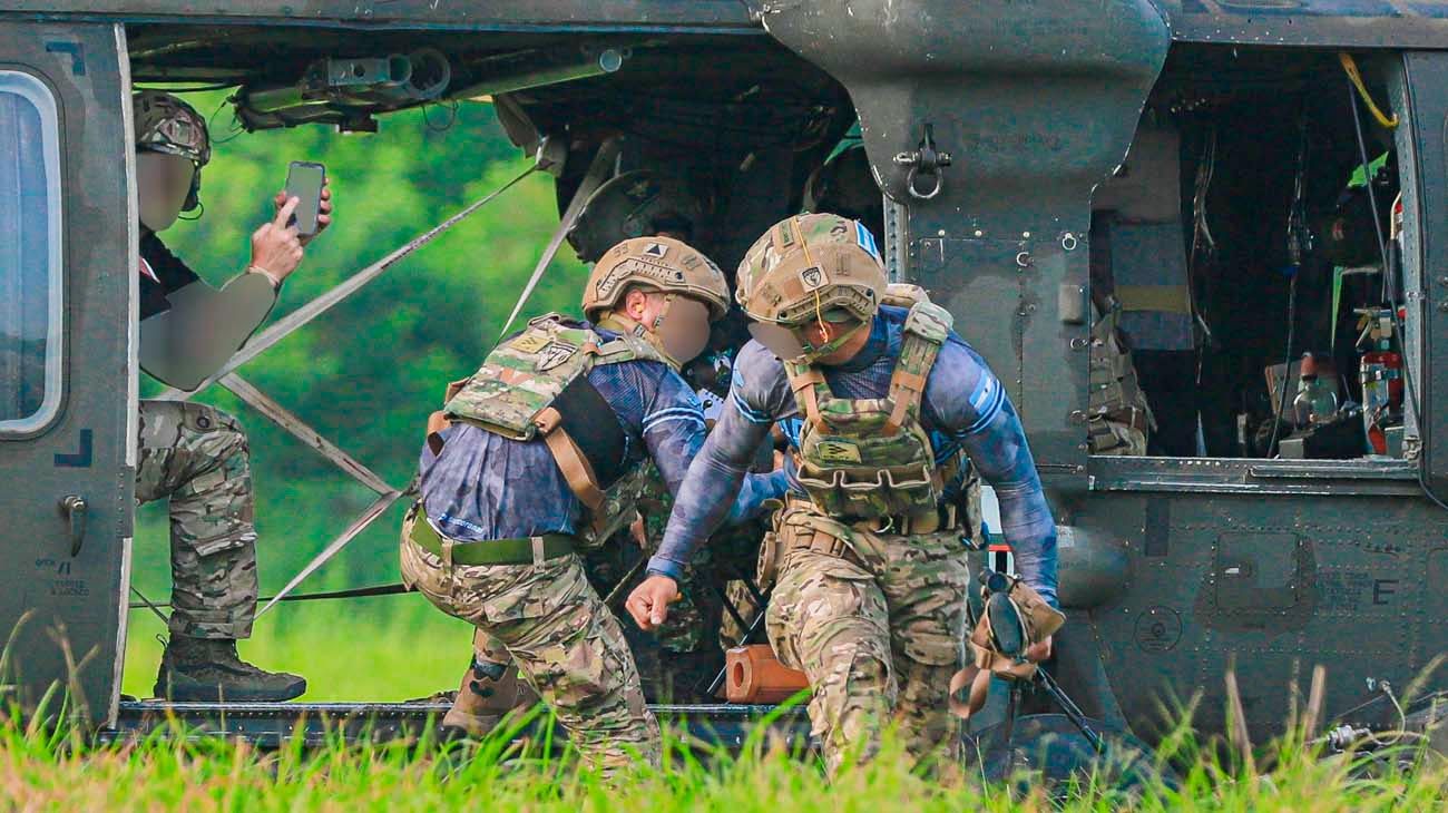 Juegos de guerra: empezaron los ejercicios militares con tropas estadounidenses