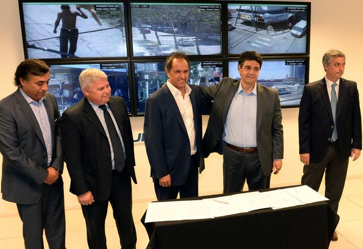 Foto para CFK: Scioli se reunió con Jorge Macri por la policía comunal