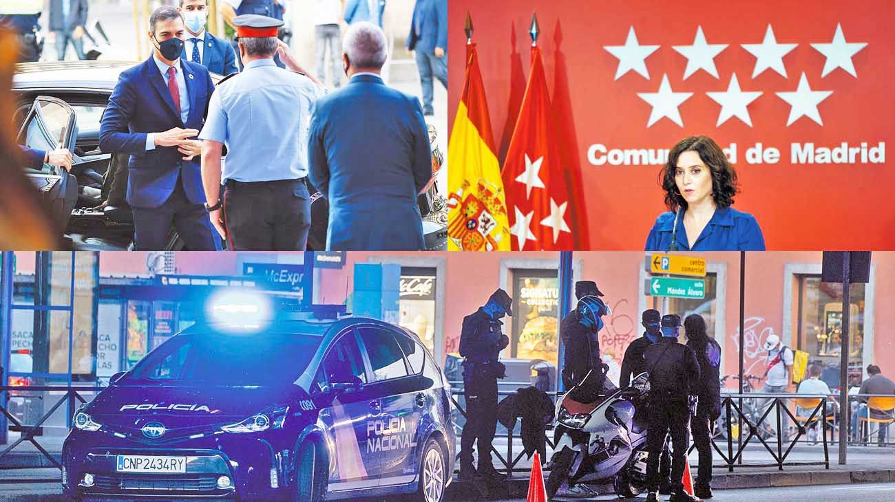 Batalla política en España por el confinamiento de Madrid