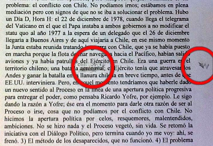 Los originales que prueban que Videla dijo lo que ahora niega