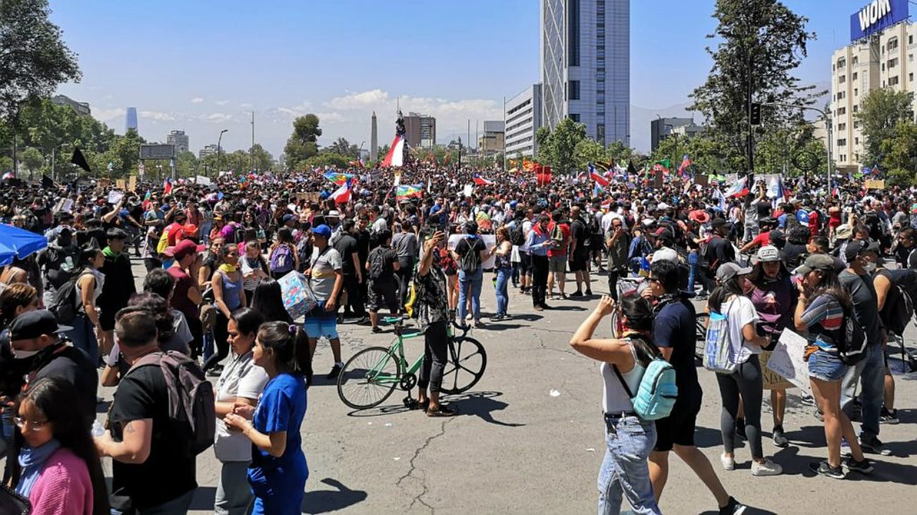 Así avanza el séptimo día de protestas en Chile