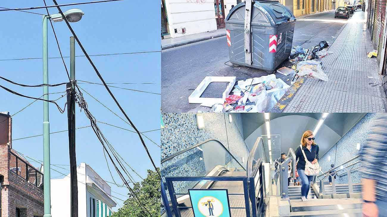 Alumbrado, basura y subtes, al tope de los servicios más multados en la Ciudad