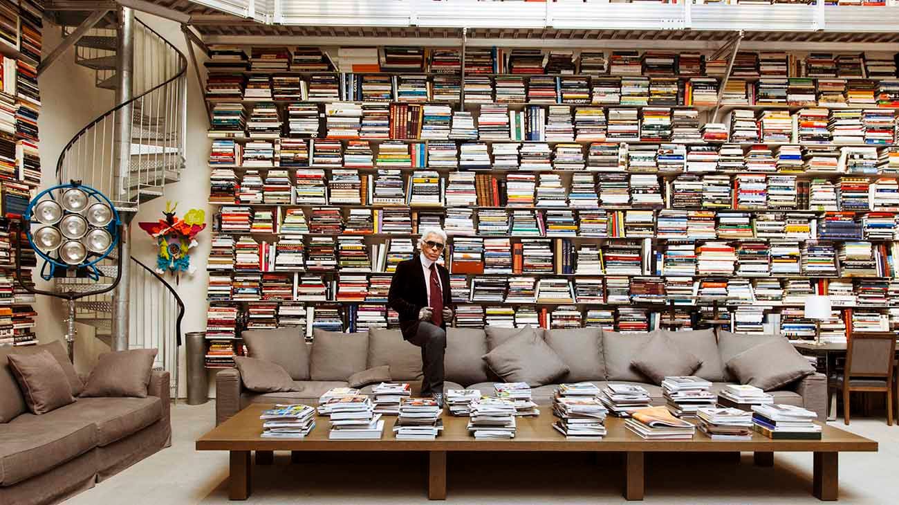 El desconocido fanatismo de Karl Lagarfeld por la literatura