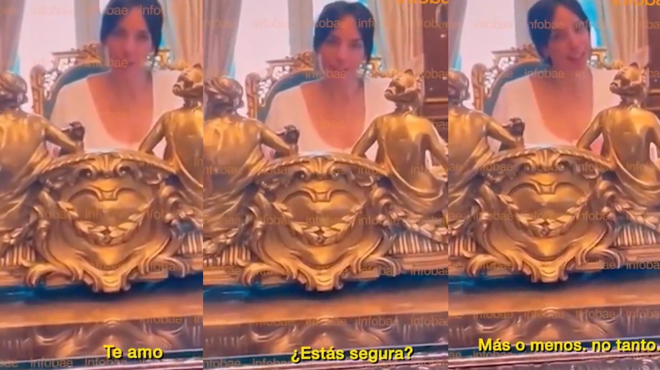 "¿Estás segura?": nuevo video de Tamara Pettinato con Alberto Fernández en la Casa Rosada