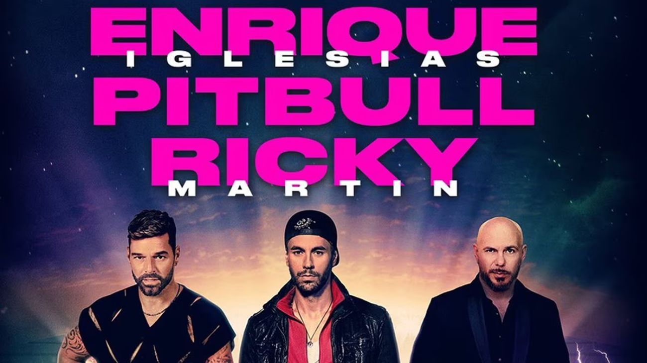Ricky Martin, Enrique Iglesias y Pitbull presentan su primera gira juntos