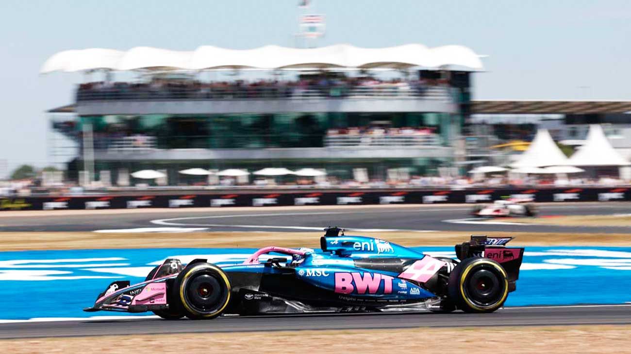 Colapinto: actuación discreta en las prácticas de Silverstone