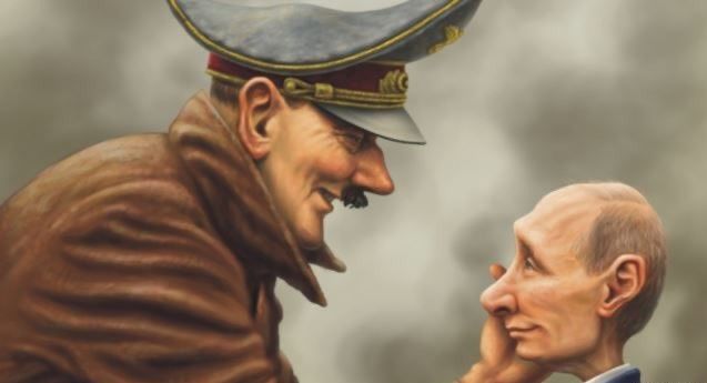 El presidente ucraniano Volodimir Zelenski comparó a Putin con Hitler