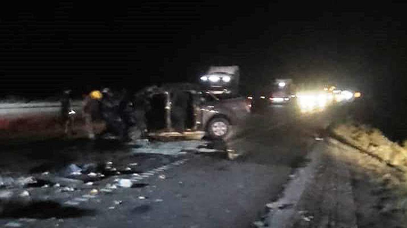 Puerto Madryn: una familia de cuatro integrantes murió en un choque frontal