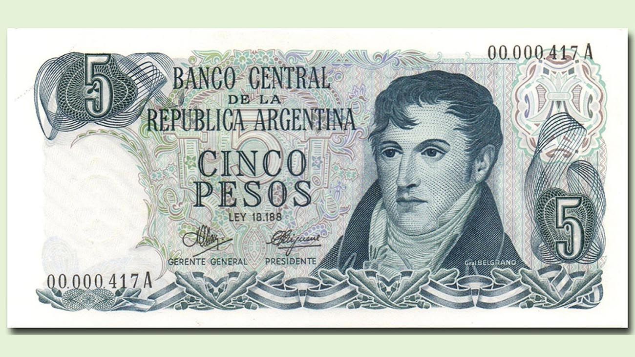 Estos son los billetes de pesos argentinos que dejaron de circular y valen una fortuna