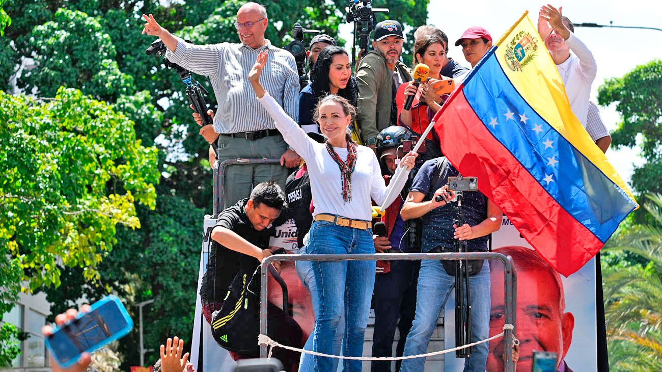 María Corina Machado en las calles: “Nunca hemos estado tan fuertes”, desafía