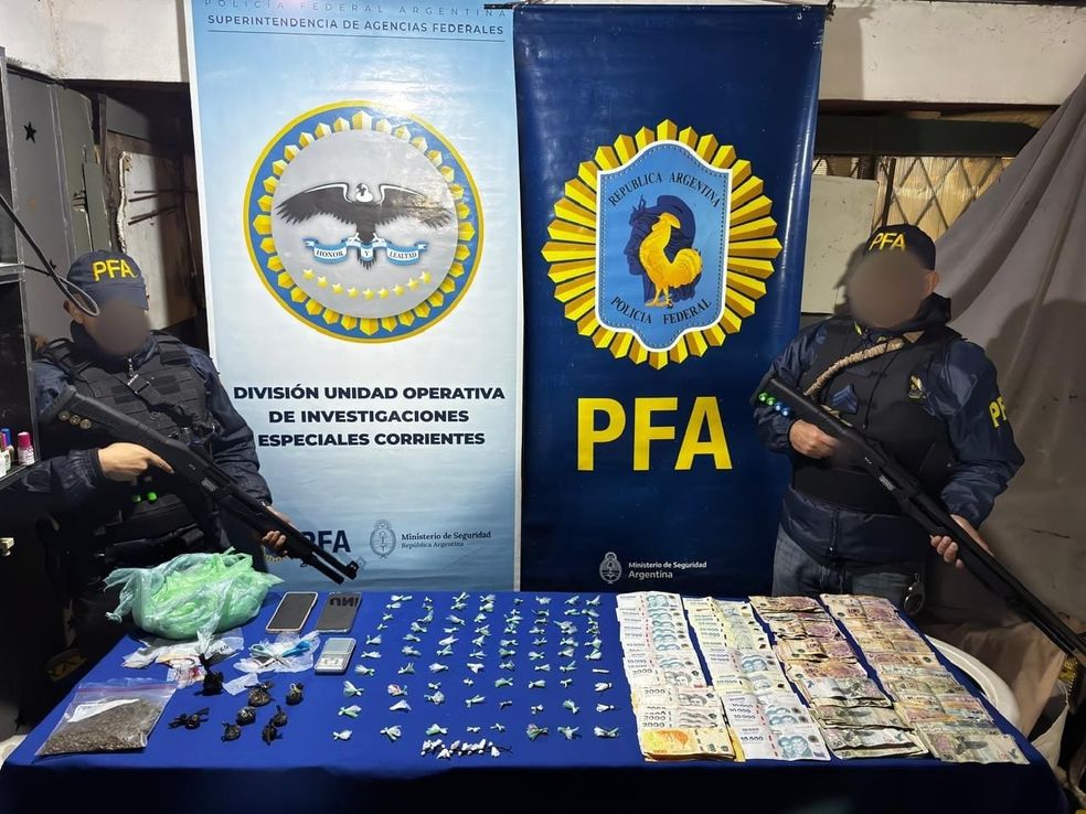 Corrientes: desarticulan un clan familiar que comercializaba droga