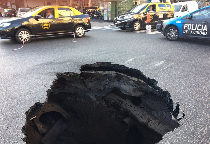 Se "abrió el pavimento" en Entre Ríos y Garay