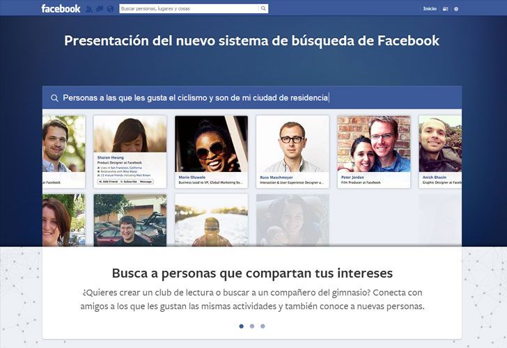 Facebook anunció "Graph Search", su nuevo buscador