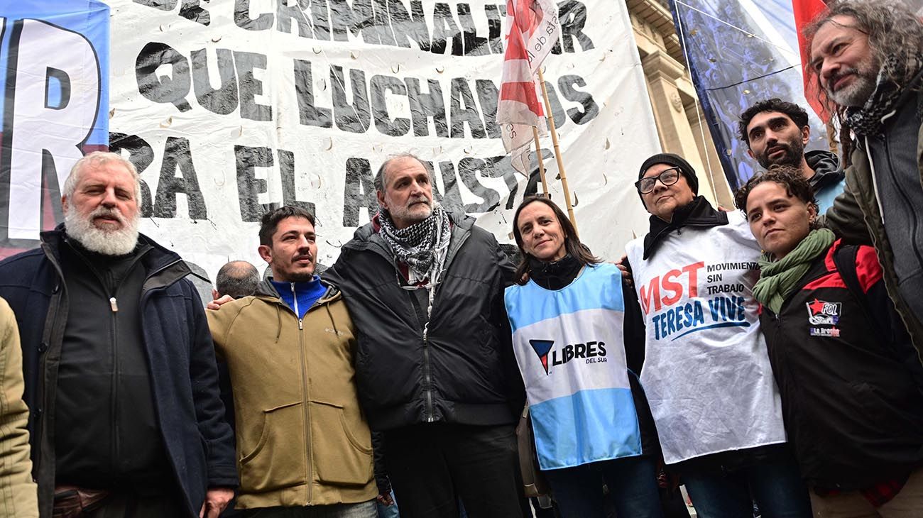 Unidad Piquetera promete nuevas protestas y de mayor contundencia