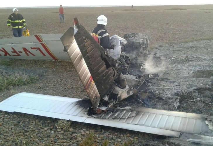 Cayó una avioneta en Chubut: hay dos muertos