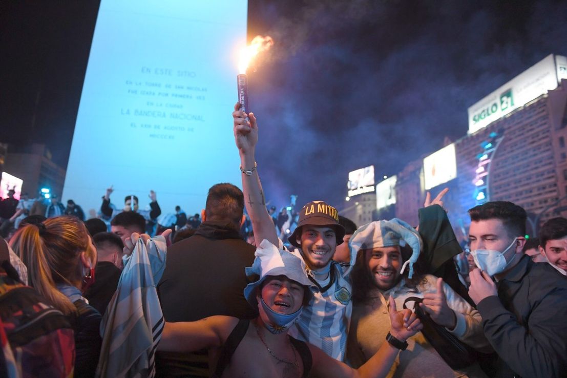 Fotos | Los festejos de Argentina campeón en el Obelisco