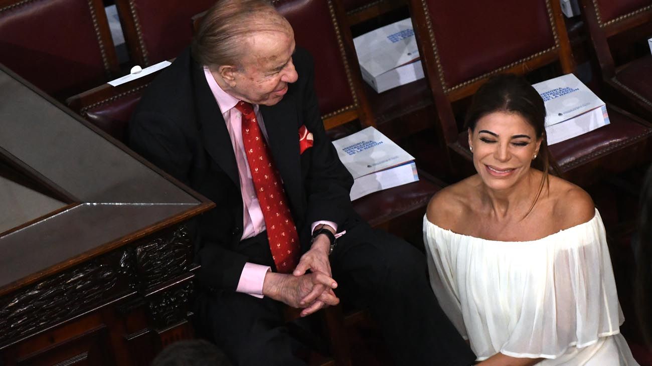Menem, "un gran defensor de la vida", no pudo votar contra el aborto