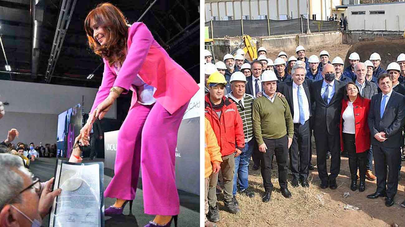 Alberto F y CFK, con agendas separadas en el Día de la Bandera