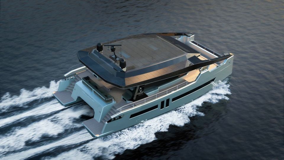 ALVA Yachts presenta su nuevo catamarán impulsado a energía solar