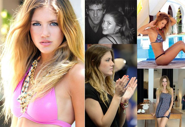 Del Potro llevó a su sexy novia a Basilea
