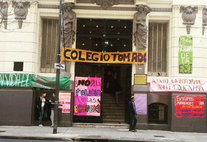 Así funciona el nuevo protocolo frente a las tomas de colegios porteños