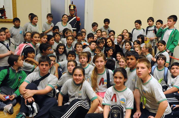 La "clase" de CFK ante alumnos cordobeses