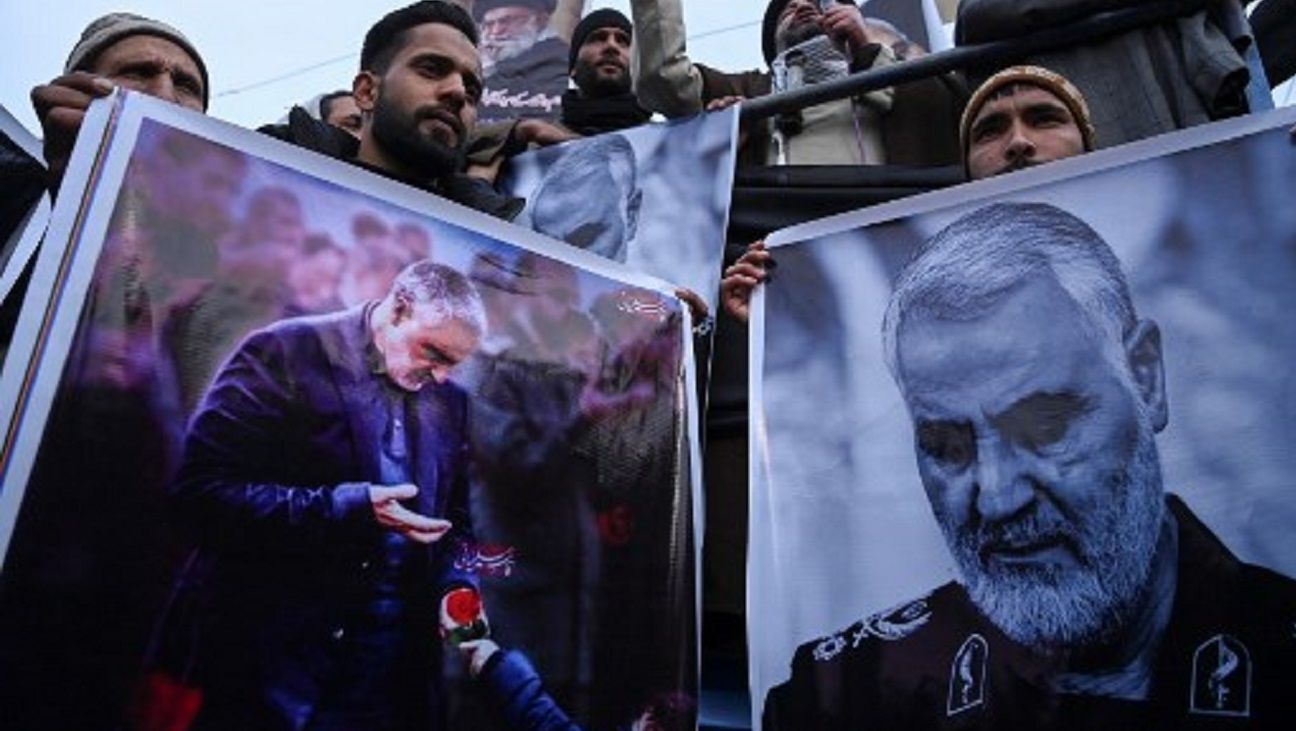 Video: las primeras imágenes del atentado a Qassem Soleimani
