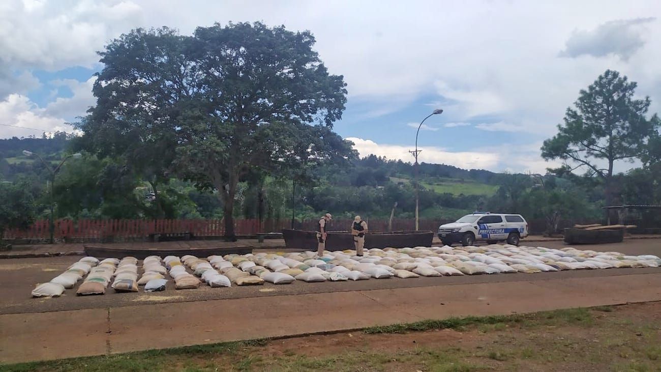 Prefectura Naval incautó 11 toneladas de soja ilegal en Misiones